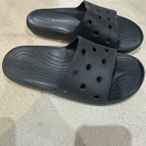 Crocs Original Classic Iconic Comfort Slides Sandals Unisex Adults - Black M6 W8
